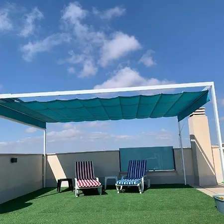 Penthouse Center Torrevieja, Private Terrace, Near The Beach Exterior photo